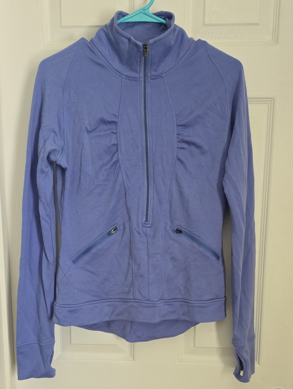 Athleta Light Purple Half-Zip Athletic Jacket Size MEDIUM